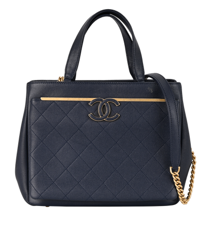 Framed Business Affinity, &pound;1,800, Handbags, Blue, Leather, Front view